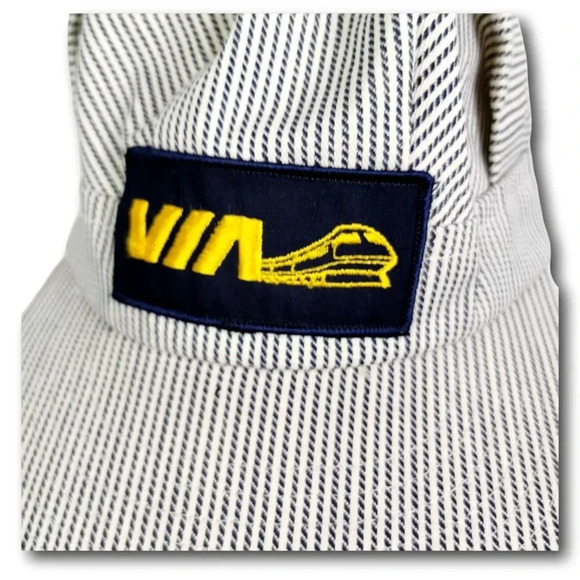 VIA Rail CNR Train Engineer Mens Cap Hat  Canadian National Railway - Picture 5 of 6